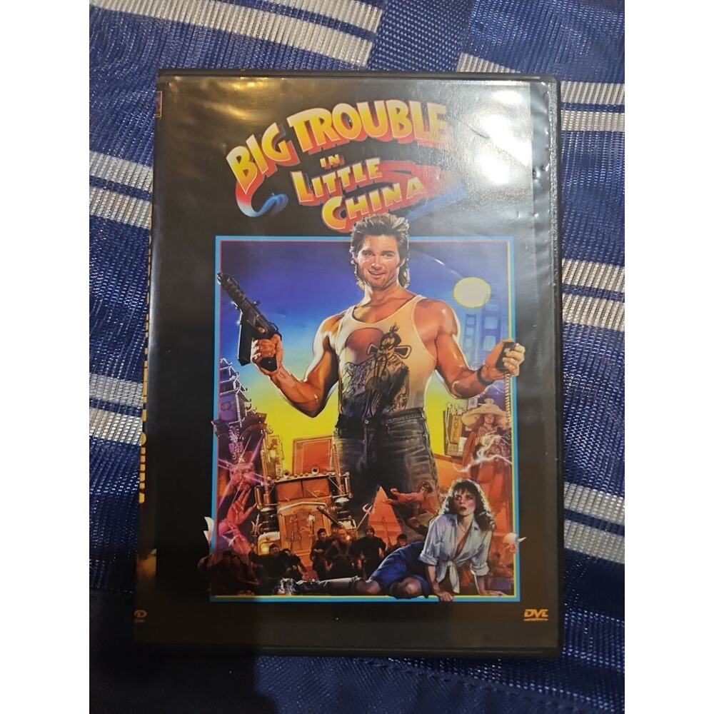 Big Trouble in Little China (DVD, 1986) Tested slum case cropped artwork.